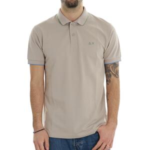 POLO SMALL STRIPE SUN68 TORTORA